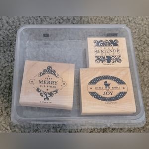 STAMPIN UP RETIRED Punched Three